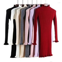 Women's Sweaters White Winter Women Warm Sweater Dresses Soft Long Sleeve Slim Bodycon Casual Dress Sexy Mini Knitted Autumn Jumper