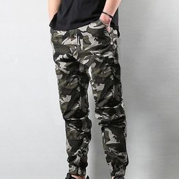 Men's Pants Camouflage Military Jogger Streetwear Casual Trousers Men Cotton Joggers Sweatpants Plus Size Straight Slacks Hombre