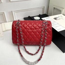 CF caviar leather handbags worn bag ling Free Shipping lattice chain women brand luxury fashion design bag purse2023