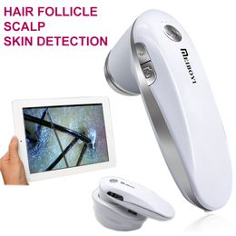 Steamer Wireless APP WIFI Hair Follicles Scalp Detector Digital Skin Analyzer Microscope Tool High Definition Tester Rechargeable 230609