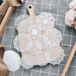 Gift Wrap Not Repeat Circular Patter White Lace Paper Doilies/Placemats For Wedding Supplies Scrapbooking Crafts