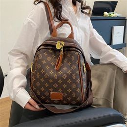 2023 Hot Sell Luxury Designer backpack Luxury Brand Purse Double shoulder straps backpacks Women Wallet Real Leather Bags Lady Purses Duffel Bags