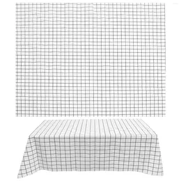 Table Cloth 2pcs Portable Plaid Cover Dustproof Picnic Fitted Camping Supply