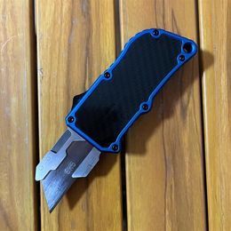 2023 New Model Utility Knife Box Cutter Pocket Knife Change Blade Razor Knife Aluminum Alloy Shell 5 Extra Blades233N