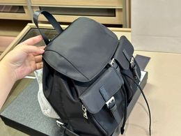 Nylon backpack design sense portable practical mild waterproof large capacity schoolbag classic backpack high-end atmospheric business storage bag