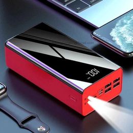 Free Customised LOGO 100000mAh Power Banks For Xiaomi Huawei iPhone Samsung Powerbank USB PoverBank Portable Charger External Battery Pack Power Bank