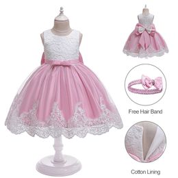 Girl's Dresses Children Flower Tutu Dress For 3-10 Years Girls Wedding Birthday Party Princess Dresses Kids Lace Gown Costume Clothing Vestidos 230609