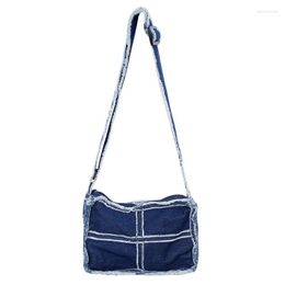 Evening Bags 2023 Trendy Crossbody Shoulder Purse Sacs En Jean Purses Fringe Denim Bag Minimalist Designer Jeans Handbags Women