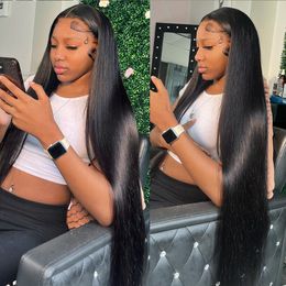Straight Lace 30 Inch 13x4 Lace Front Human Hair Wigs For Women 13x6 Hd Transparent Wig Brazilian Hair Wigs