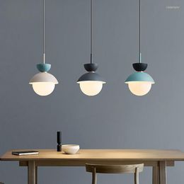 Pendant Lamps Nordic Retro Industrial E27 Black Light Indoor Lighting Living Room Decor Kitchen Hanging Ceiling Chandelier Bed