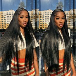 Straight Lace Front Wig 30 Inch Lace Front Human Hair Wigs For Women 13x4 Transparent Lace Frontal Wig 5x5 Lace Closure Wig