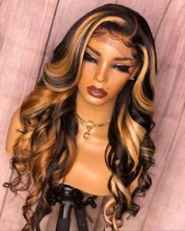 Hair pieces 360 HD Lace Frontal 4 27 Highlight Body Wave 13X6 13X4 Front For Women Human Loose Brazilian 230609