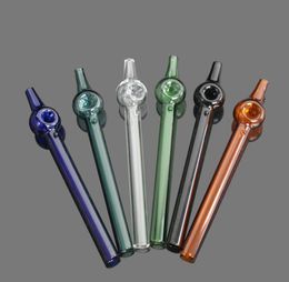 Glass Pipes Smoking Manufacture Hand-blown hookah Long pointed pipe