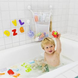 Storage Bags 1 Set Practical Toys Organizer See-through Bag Multi Grid Design Bathroom Children Sundries Hanging Keep Neat