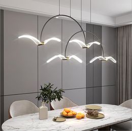 Pendant Lamps Modern/LED/seagull Chandelier Living Room Aisle Warm Wall Light Bedroom Seagull