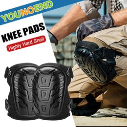 Elbow Knee Pads YOUNOEND Professional Adjustable Knee Pads Gel Cushion Support for Construction Tiling Gardening Flooring Long Kneeling Work 230609