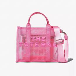 2024marc Mesh Tote Bag the Designer Handbags Shoulder Crossbody Strap Bags Women Fashion Luxury Beach Classic Style Pochette