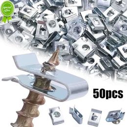 New 50pcs Car Motorcycles Self Tapping ScrewU-Type Clips for M4 M5 Screws Auto Anti-rust Protection Clip Screw Buckle Iron Sheet