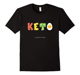 Men's T Shirts Keto Low-Carb Diet T-shirt Nigikala Printed Top Tee Novelty Cool Men'S Short Sleeve