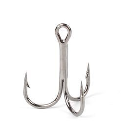 Baits Lures 100pcs Thick Treble Hook Strong Silvery and Black Fishing Saltwater Fishhook Barbed Sea Triple 230609