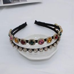 Hair Clips Korean Version Of The Trend Headband Two Layers Full Geek Temperament Casual Street S Girl Show Bride 1018