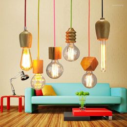 Pendant Lamps Industrial Glass Modern Ceiling Lights Oval Ball Lighting Round Iron Chandelier Vintage