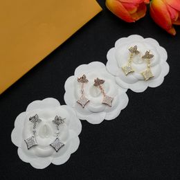 925 V sterling designer earrings for women silver heart stud earring women shining crystal ear rings Jewellery for party