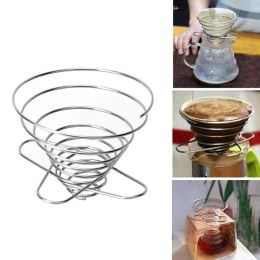 Coffee Philtre Net Foldable Coffee Dripper Philtre Cup Holder Drip Coffee Maker Refillable Spring Style Brewe JN10