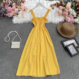 Casual Dresses Women Dress Cut Out Sexy Split Off Shoulder Backless Party Vestido Korean Chic Fashion Robe