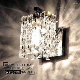 Wall Lamps Modern Art High Grade Crystal E14 Lamp For Home Bedroom Living Room Decoration Indoor LED Lighting European Luxury Style