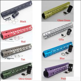 Others Tactical Accessories 9 Colours 12 Inch Tralight Keymod Handguard Rail Float Mount Systems For Ar15 M4 M16 223 5 56 Drop D258e