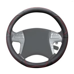 Steering Wheel Covers Cover Leather Universal Protector Soft Grip Anti Slip Genuine For Cars Trucks Round