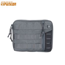 Outdoor Bags EXCELLENT ELITE SPANKER Tactical Military EDC Pouch Waist Pack Hunting Molle Tools Bag Solid Zipper Pouches 230609