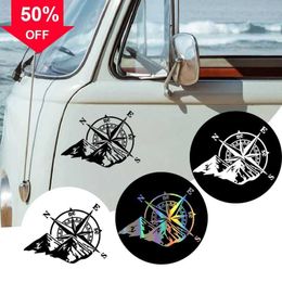 New Mountain Car Sticker Car Decal Auto Body Styling Decoration Sticker Fashion Laser Colourful Rear Windshield Decals