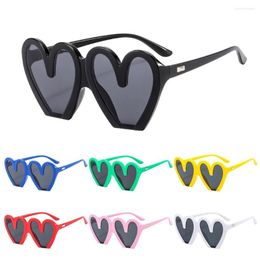 Sunglasses Cute Halloween Costume Accessories Funny Cool Heart-shaped Beach Sun Glasses Heart For Women Shades