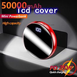 Free Customised LOGO 10000mAh Mini Power Bank Jane Pocket Simple Style Portable Two-way Fast Charging Charger External Battery Charger