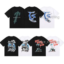 Mens Trapstar T shirt Designer Tees Luxury T Shirts Tees Womens Fashion Tees Brand Short Sleeve Hip Hop Streetwear Tops Summer Clothing S-XL