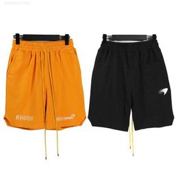 Men's Shorts Recommend RHUDE x Mclaren cobranded shorts Summer high street embroidery loose sports pants trend