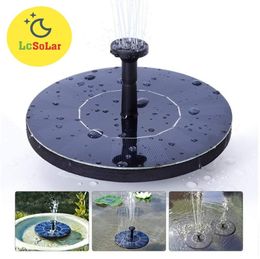 Garden Decorations Floating Solar Fountain Solar Powered Fountain Pump for Standing Floating Birdbath Water Pumps for Garden Patio Pond Pool 230609