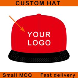 Custom baseball hat small MOQ order flat brim full close fitted 3D fashion embroidery trucker basketball football golf tennis spor305n