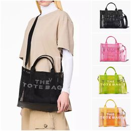 Designer bag Marc tote bag Colorblocking Mesh Medium Tote Bag Vacation Leisure Large Capacity luxurys shoulder handbags crossbody bag Casual Travel shoulder bag