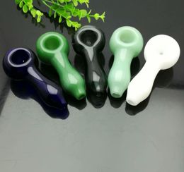 Glass Pipes Smoking Manufacture Hand-blown hookah New Mini Colored Thickened Glass Pipe