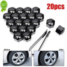 New 20pcs Car Wheel Nut Caps Auto Tyre Hub Screw 17mm 19mm 21mm Decoration Cap Anti-Rust Protection Cover Auto Accessories