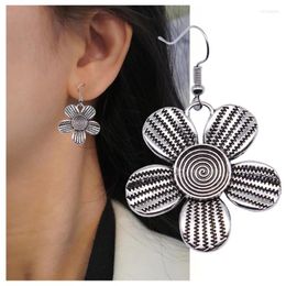 Dangle Earrings Flowers Stud Earring Exaggerate Flower Vintage Floral Jewellery Gift For Women Holiday