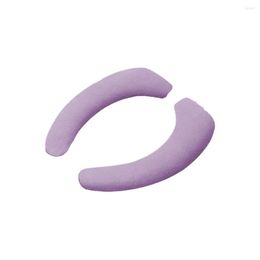 Toilet Seat Covers 2 Pieces Household Pad Bathroom Closestool Sticky Warm Soft Cushion Universal Reusable Cover Purple