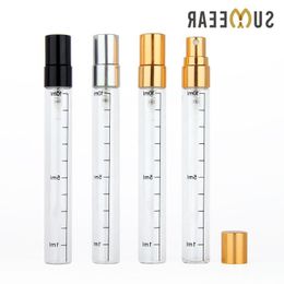 50 pieces/lot 10ml empty perfume bottle Aluminum Spray Atomizer Portable Travel Cosmetic Container Scale Bottles Fgrsv