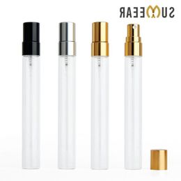 50 Pcs/Lot 10ml Sample Spray Bottle Portable Parfume Refillable Container Travel Atomizer Women Perfume for gift Gwifv