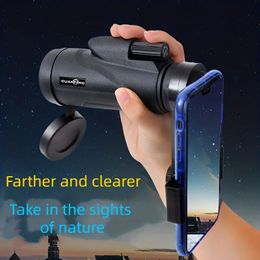 Cross-border Outdoor Telescope 12X50 Monocular Telescope HD Night Vision HD Mobile Phone Photo Mini