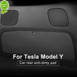 New For Tesla Model Y Rear Seat Anti-Kick Anti-Dirty Pad Rear Trunk Protection Pad Cover Car Styling Modification Accessories