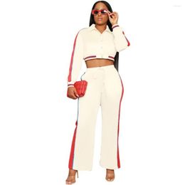 Ethnic Clothing Dashiki African Autumn Winter Two Piece Sets Women Single Breasting Tops And Pants Matching Fashion Tracksuit